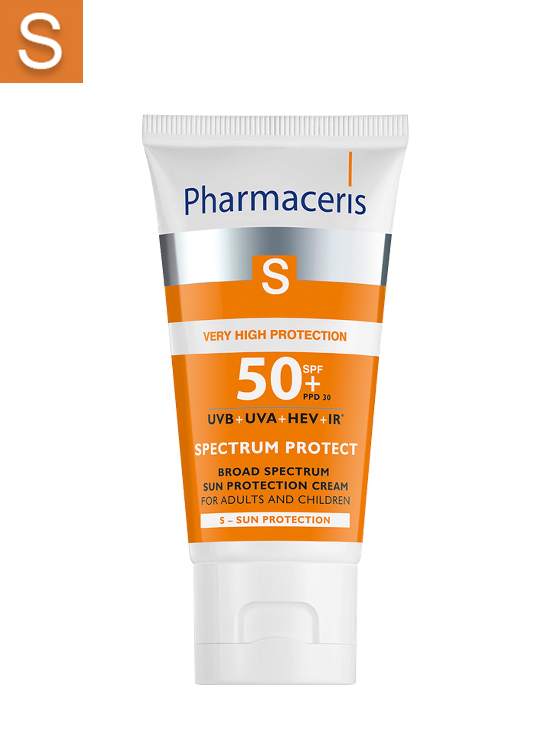 PHARMACERIS S SUN PROTECTION CREAM FOR ADULTS AND CHILDREN SPF 50 BROAD SPECTRUM 50 ML