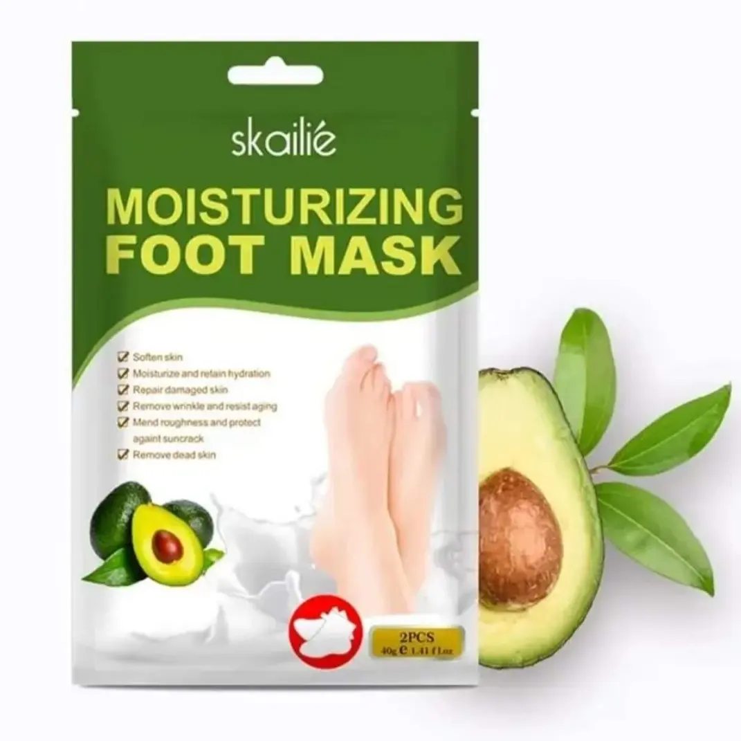 1pc Foot Skin Care Whitening Moisturizing Foot Mask Moisture Spa Gloves Foot Mask Moisturizing Foot Mask Socks - Glycerin + Extract for Deep Moisturizing Beauty Gifts | Skin care gifts | Skin Care Party Favors (Moisturizing Foot Mask