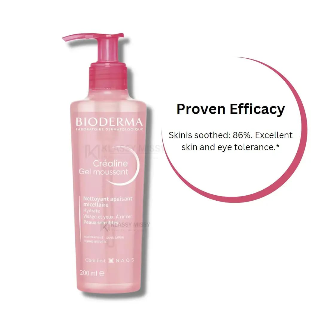 BIODERMA Sensibio Gel Moussant - Soothing Micellar Cleansing Foaming Gel for Sensitive Skin