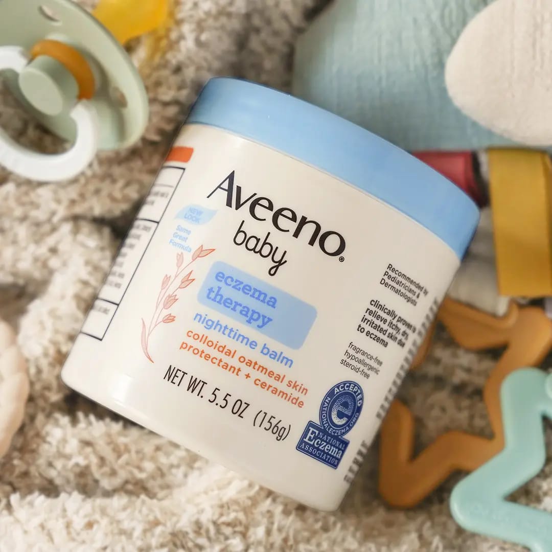 Aveeno Baby Eczema Therapy Night-Time Balm 11 Ounce Jar (325ml)