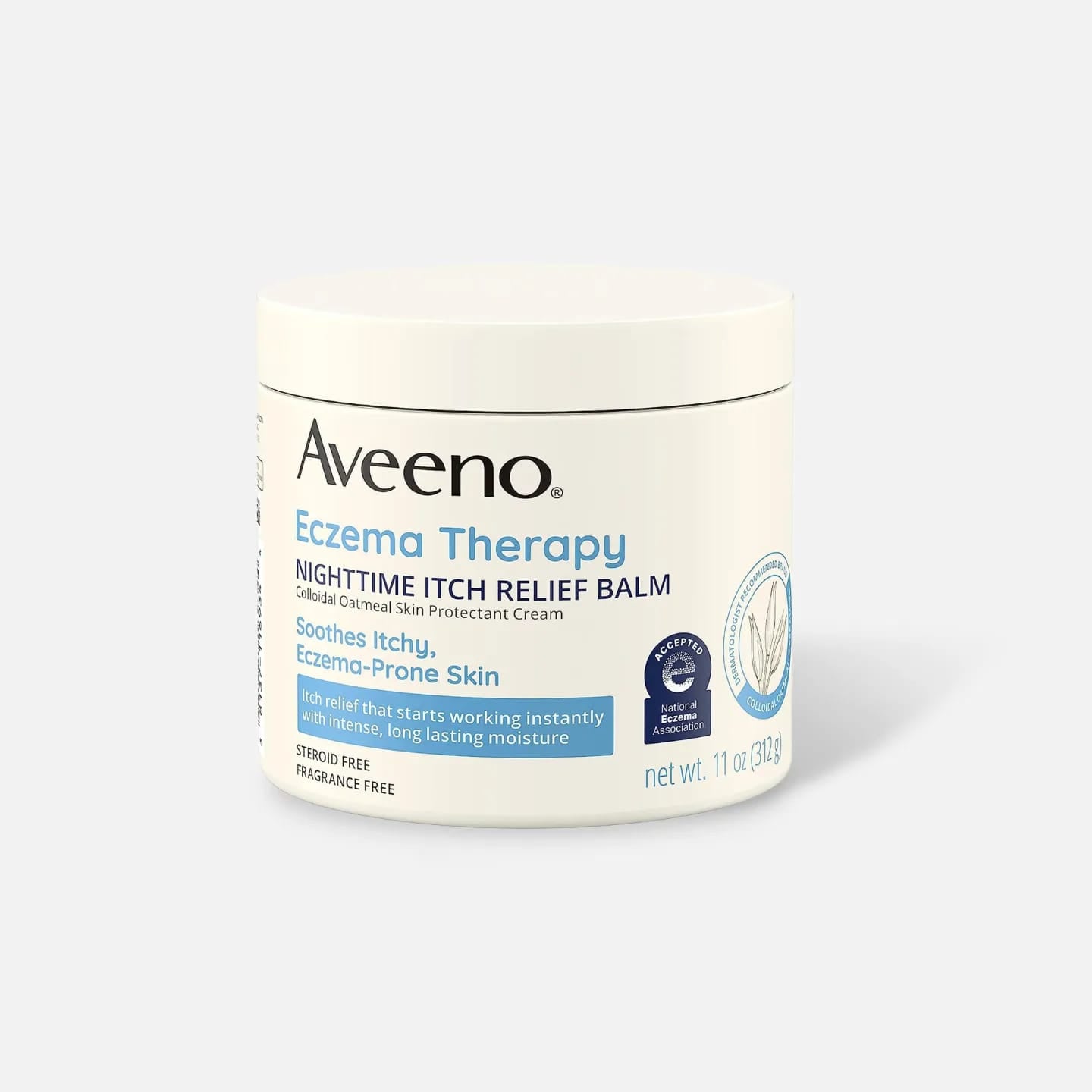 Aveeno Eczema Therapy Itch Relief Balm with Colloidal Oatmeal, 11 oz