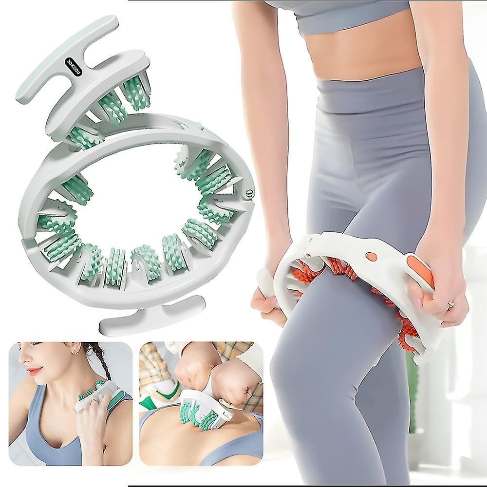 Leg Massager Multifunctional Round Waist Abdominal Thigh Muscles Relax and Relieve Pain Elimination Trainer Yoga Massage Roller