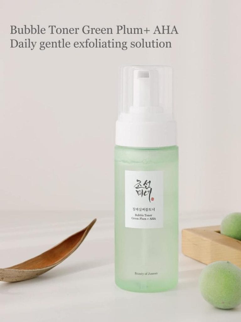 Beauty of Joseon Bubble Toner Green Plum + AHA