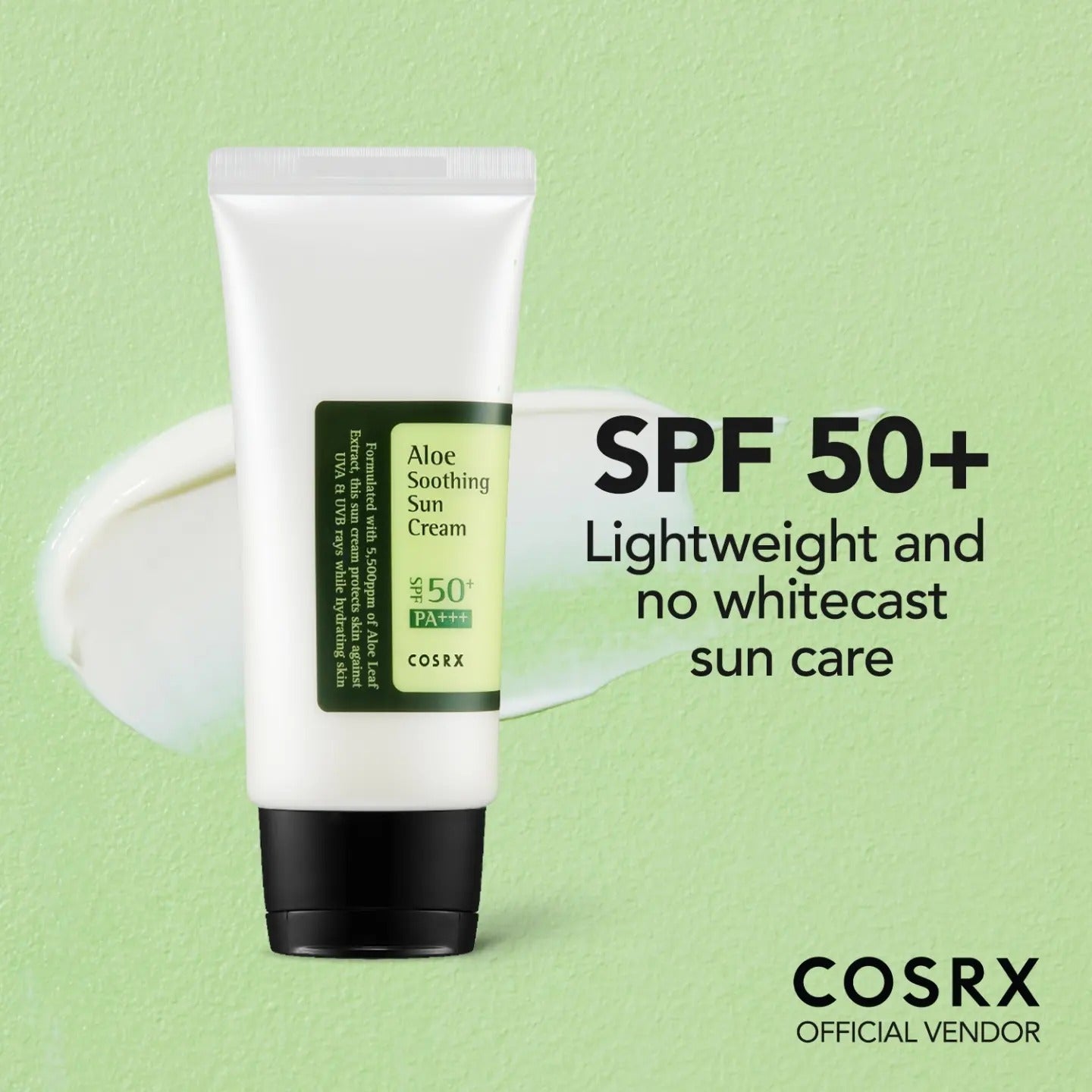 Cosrx Aloe Soothing Sun Cream SPF50+