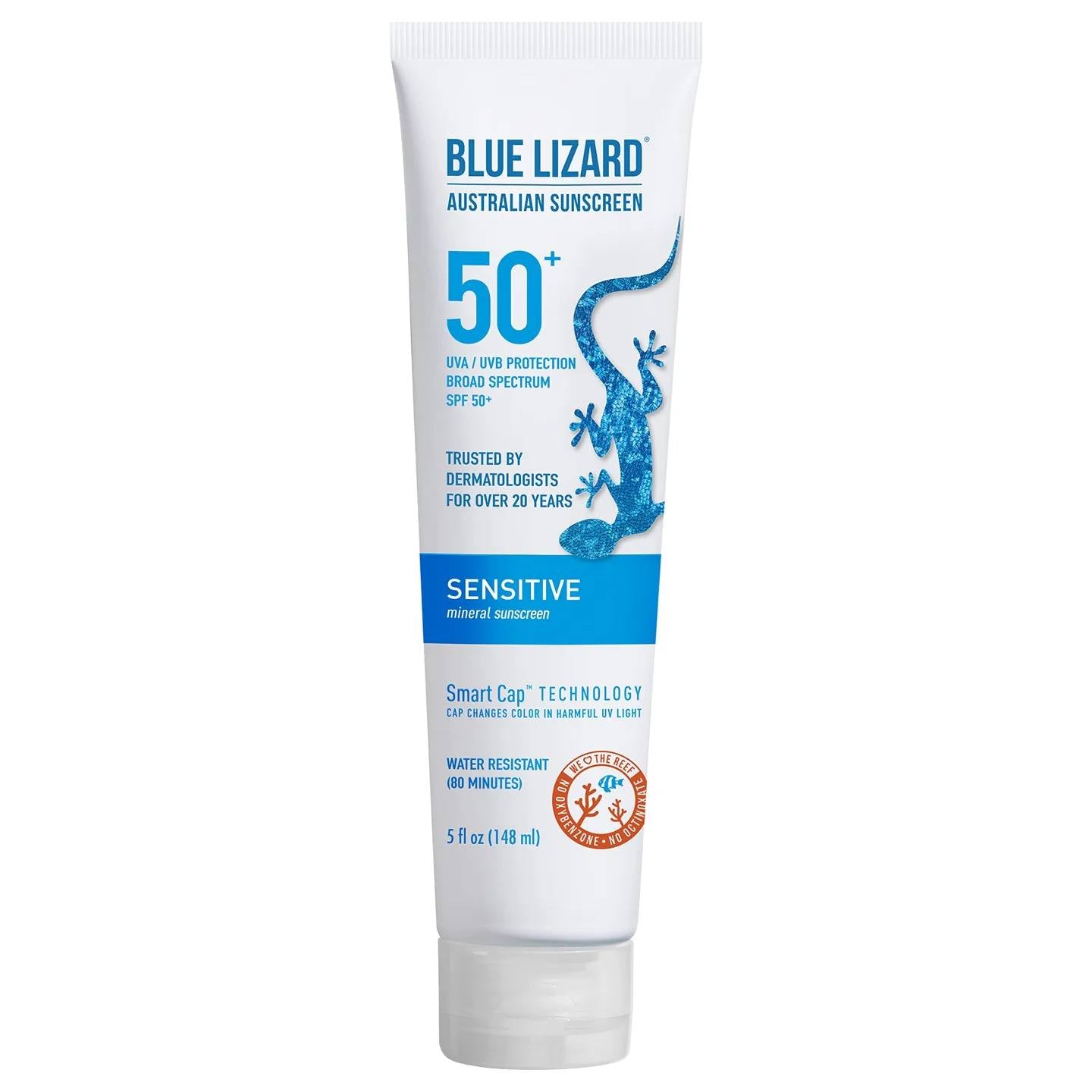 ULTA BEAUTY BLUE LIZARD AUSTRALIAN Sunscreen Sensitive Mineral Lotion SPF 50+