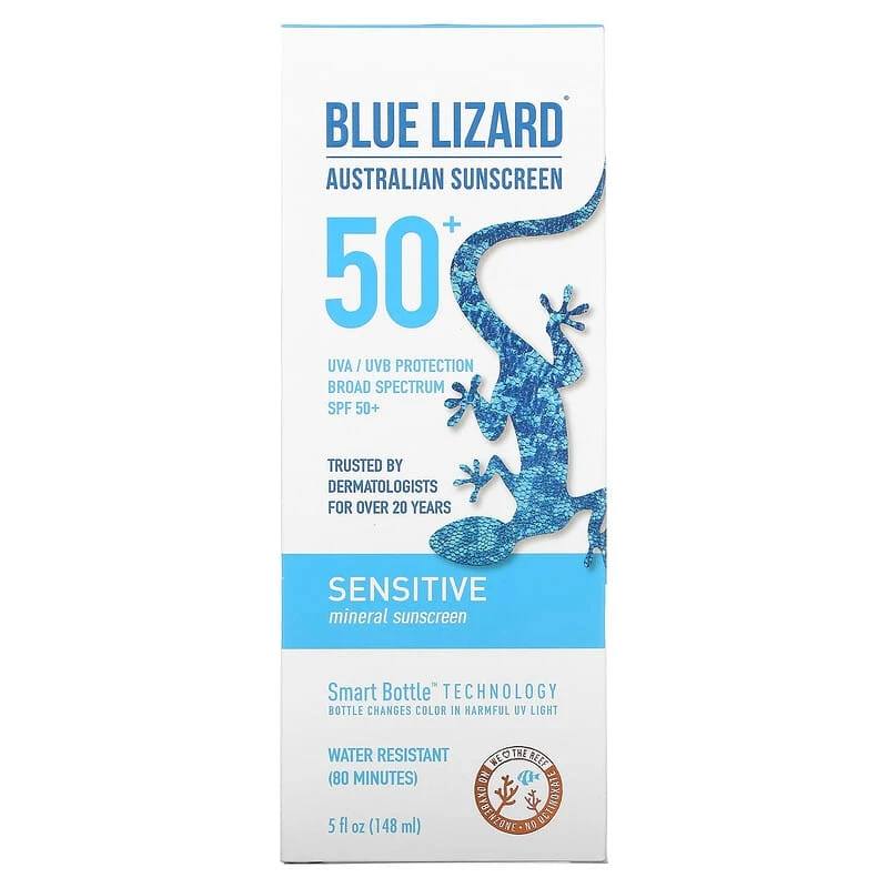 ULTA BEAUTY BLUE LIZARD AUSTRALIAN Sunscreen Sensitive Mineral Lotion SPF 50+