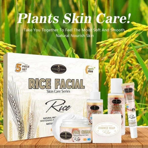 Rice Facial Skin Care Series 5pc Set