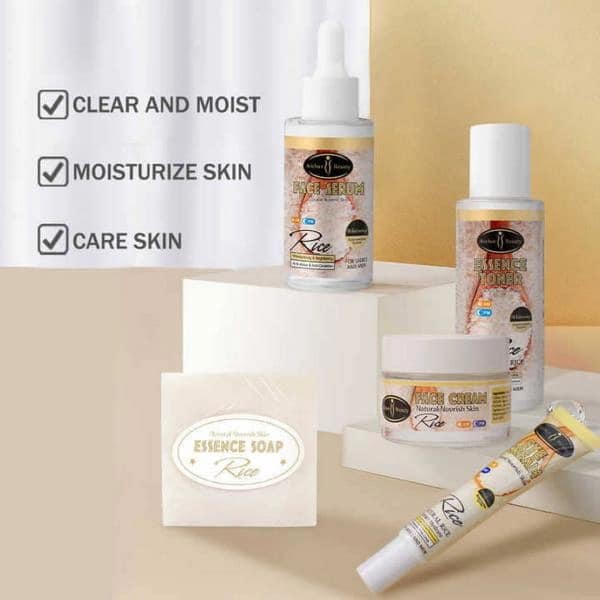 Rice Facial Skin Care Series 5pc Set