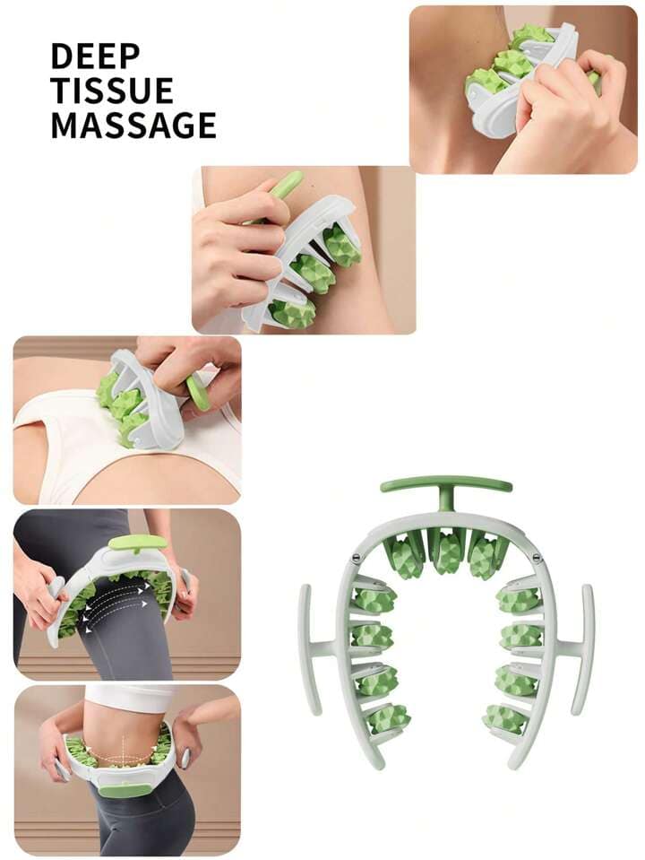 Leg Massager Multifunctional Round Waist Abdominal Thigh Muscles Relax and Relieve Pain Elimination Trainer Yoga Massage Roller