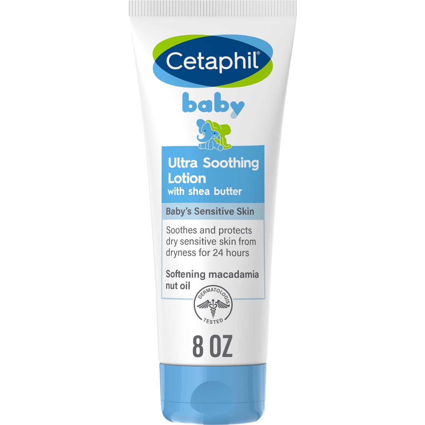 Cetaphil 8oz Baby Ultra Soothing Lotion Shea Butter Hypoallergenic