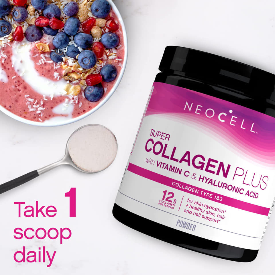 Super Collagen Plus with Vitamin C & Hyaluronic Acid - 195 grams