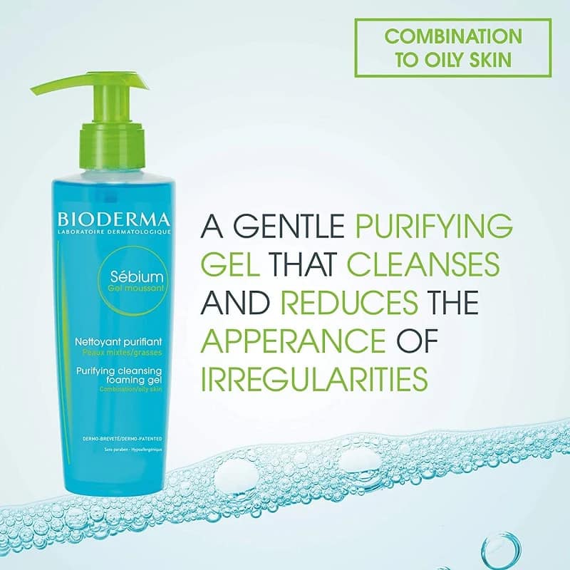 Bioderma Sebium Purifying Foaming Gel Blue 500ml