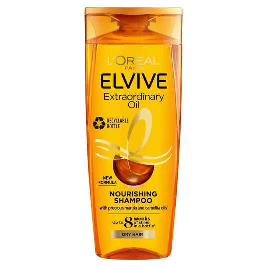 Loreal Paris Elvive Extraordinary Oil Nourishing Shampoo 400ml For Dry To Very Dry Hair