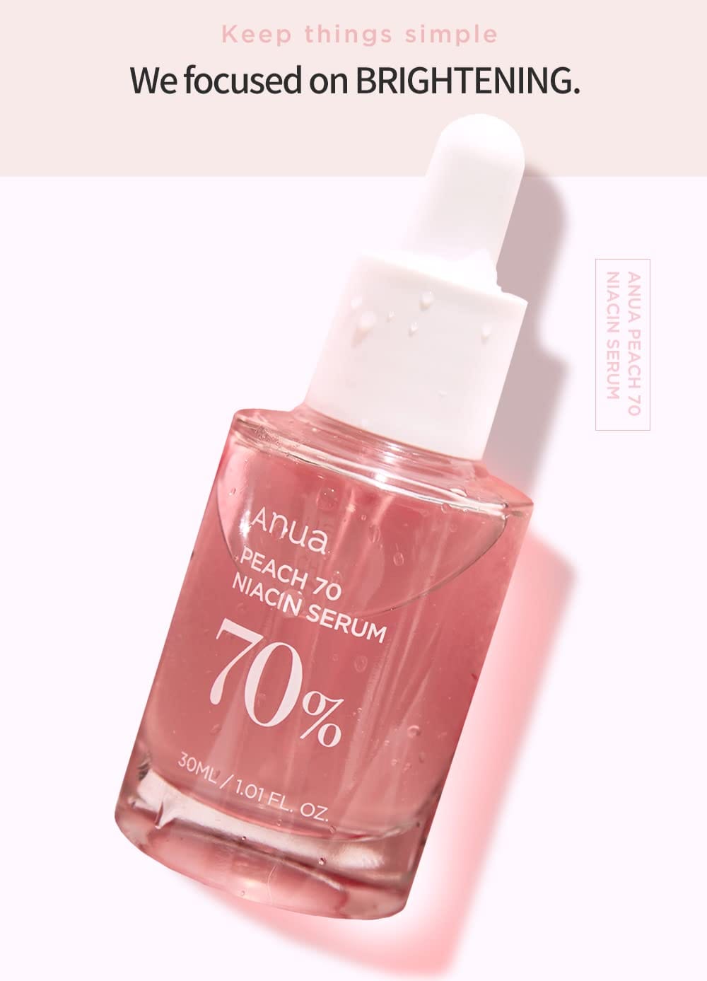 [ANUA] Peach 70% Niacinamide Serum