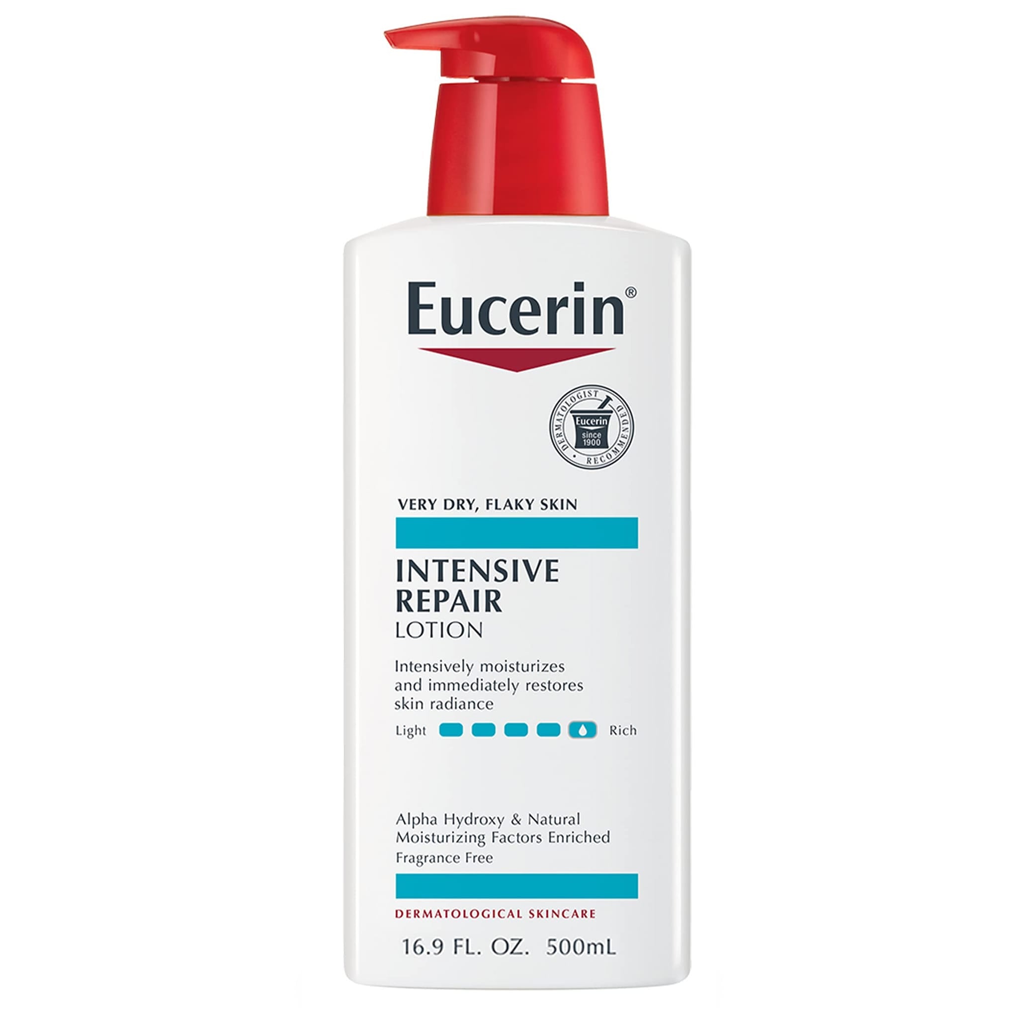 Eucerin Lotion Intensive Repair 16.9 Ounce Pump (500ml)