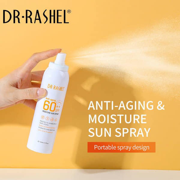 DR RASHEL Anti-Aging And Moisture Sun Spray SPF 60++ 150ml Sunscreen Spray