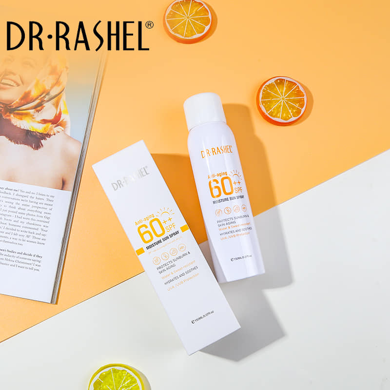 DR RASHEL Anti-Aging And Moisture Sun Spray SPF 60++ 150ml Sunscreen Spray