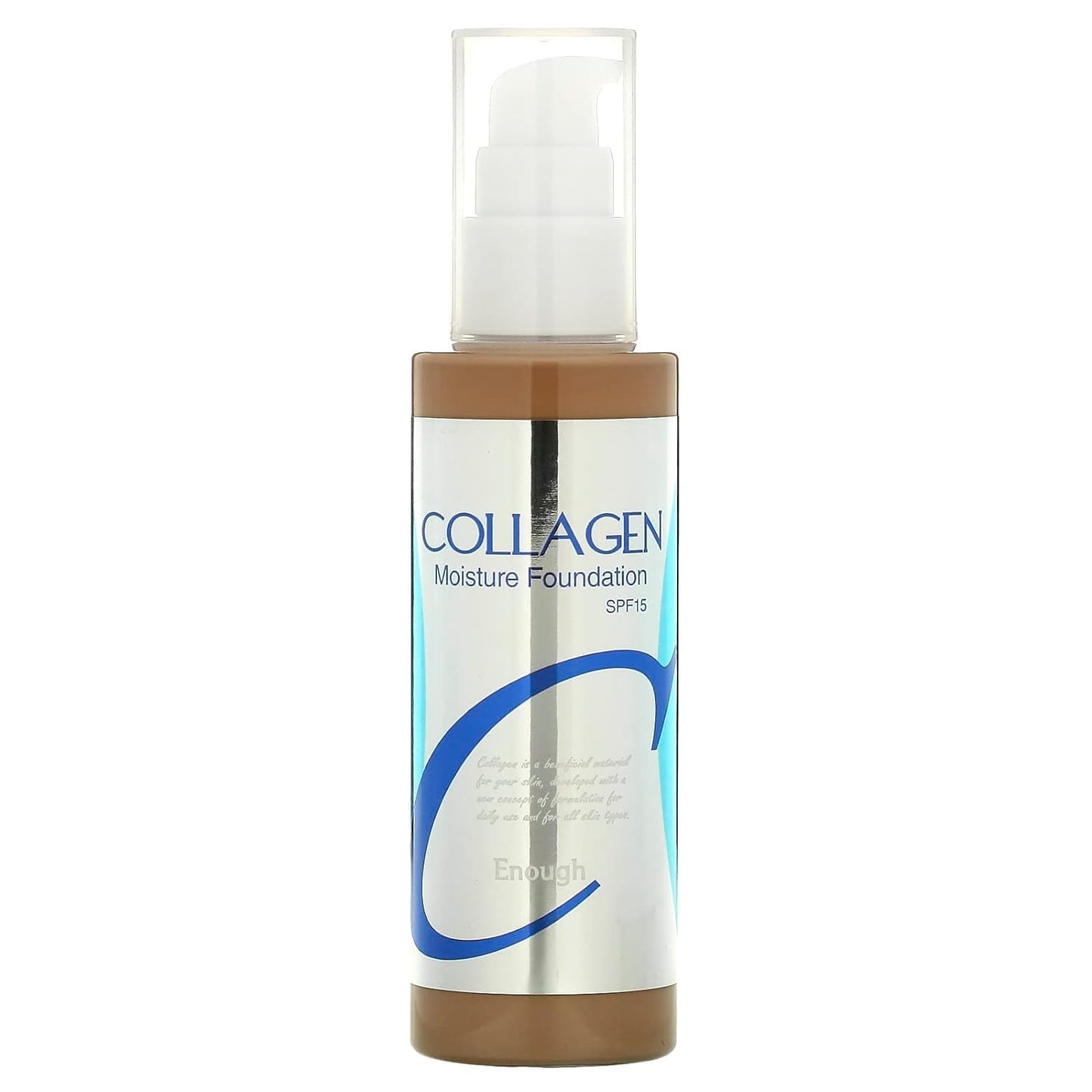 Enough Collagen, Moisture Foundation, SPF 15, 23, 3.38 fl oz 100 ml