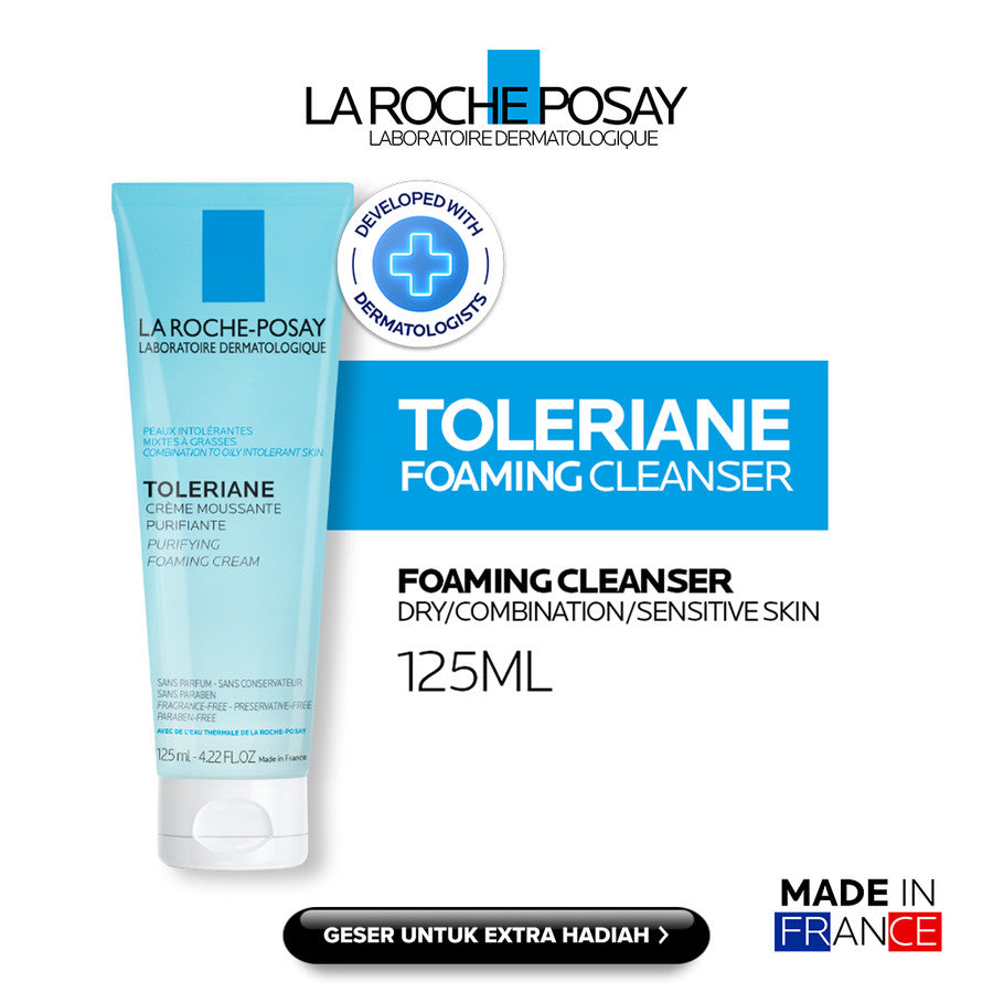 La Roche Posay Tolerance Foaming Cleanser 125ml - Facial Wash Sensitive