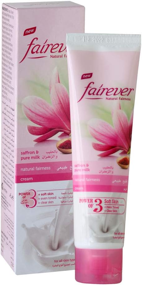 Fairever Natural Fairness Cream With Saffron & Pure Milk , 100gm