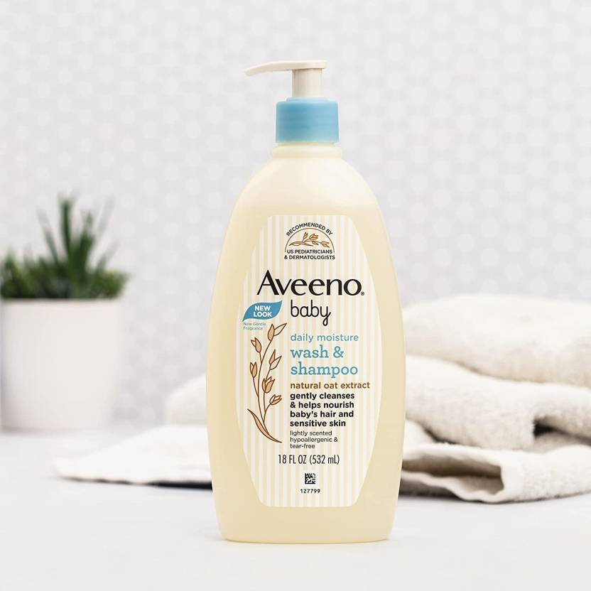 Aveeno Baby Wash & Shampoo (532 ml)  (532 ml)