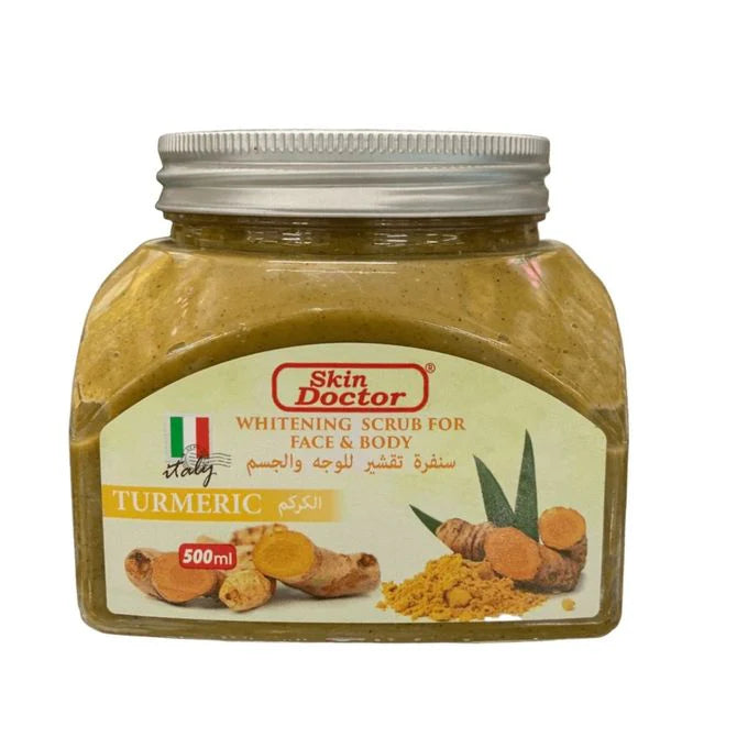 Skin Doctor Whitening Scrub For Face & Body Turmeric 500ml