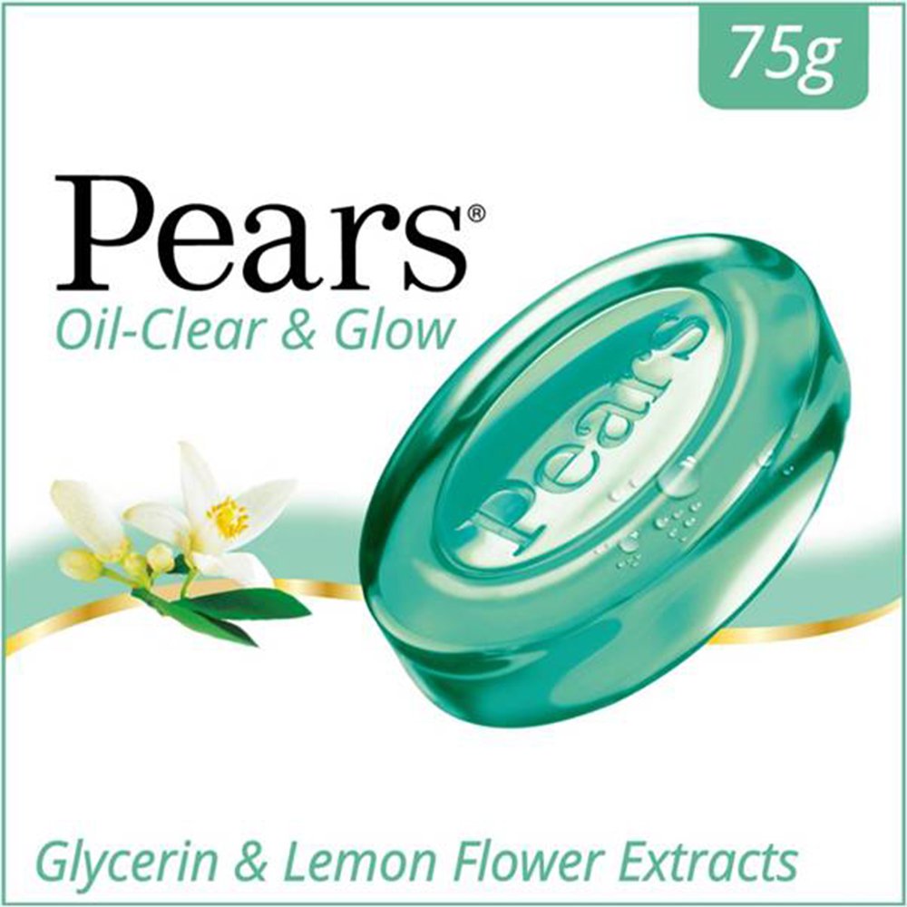 PEARS OIL CLEAR & GLOW SOAP 125G