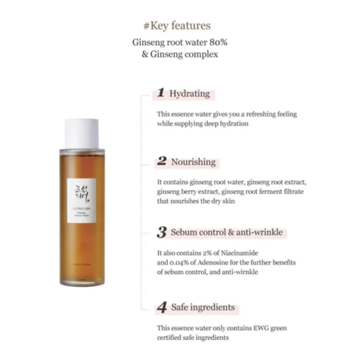 Beauty Of Joseon Ginseng Essence Water