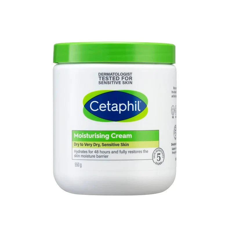 Cetaphil Moisturizing Cream Face & Body Dry Sensitive Skin 550G