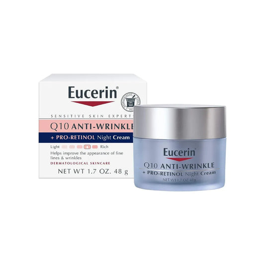 Eucerin Q10 Anti-Wrinkle Night Cream + Pro-Retinol, 1.7 Oz | CVS