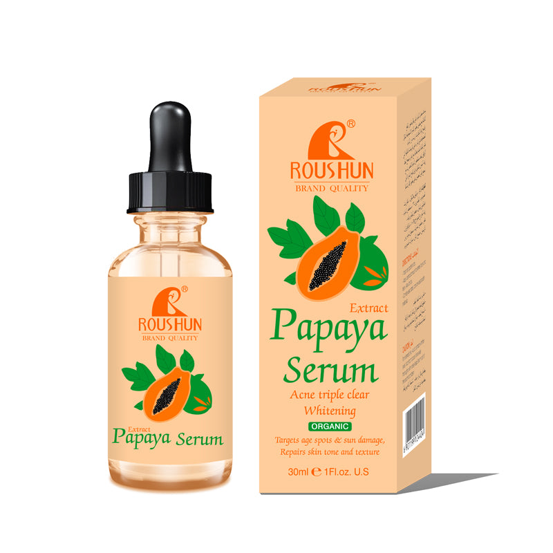 Roushun Papaya Face Serum OEM/ODM, Acne triple clear