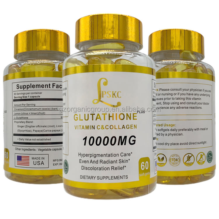 Vitamin C Beauty Product Glutathione Pills Capsule For Skin Whitening