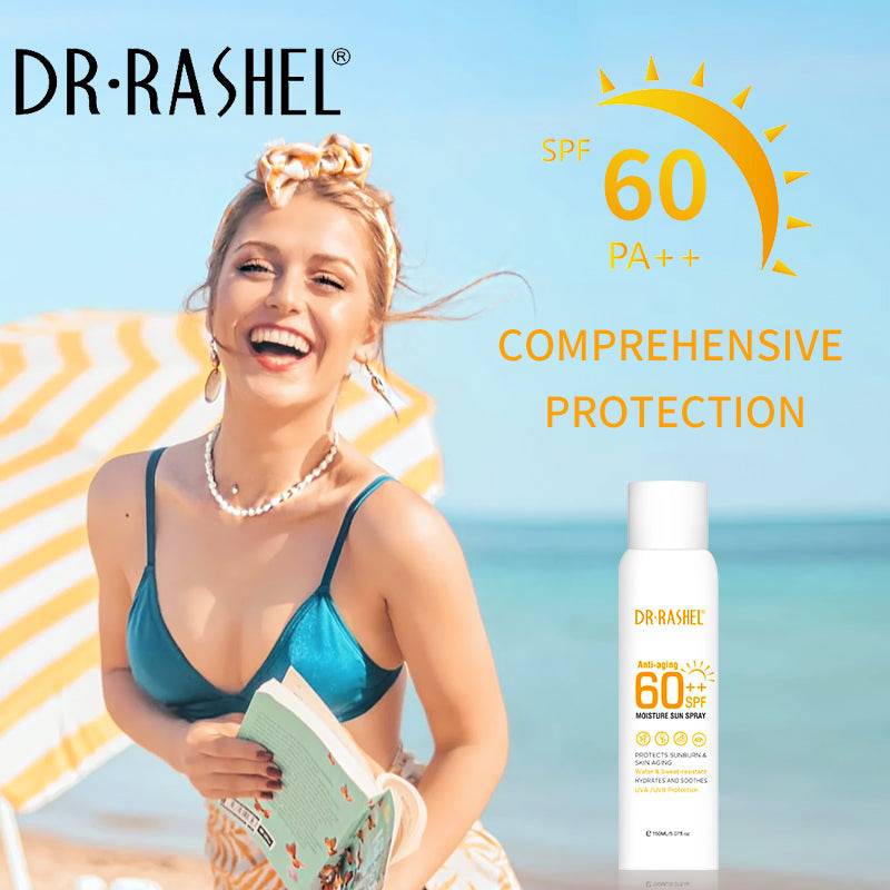 DR RASHEL Anti-Aging And Moisture Sun Spray SPF 60++ 150ml Sunscreen Spray