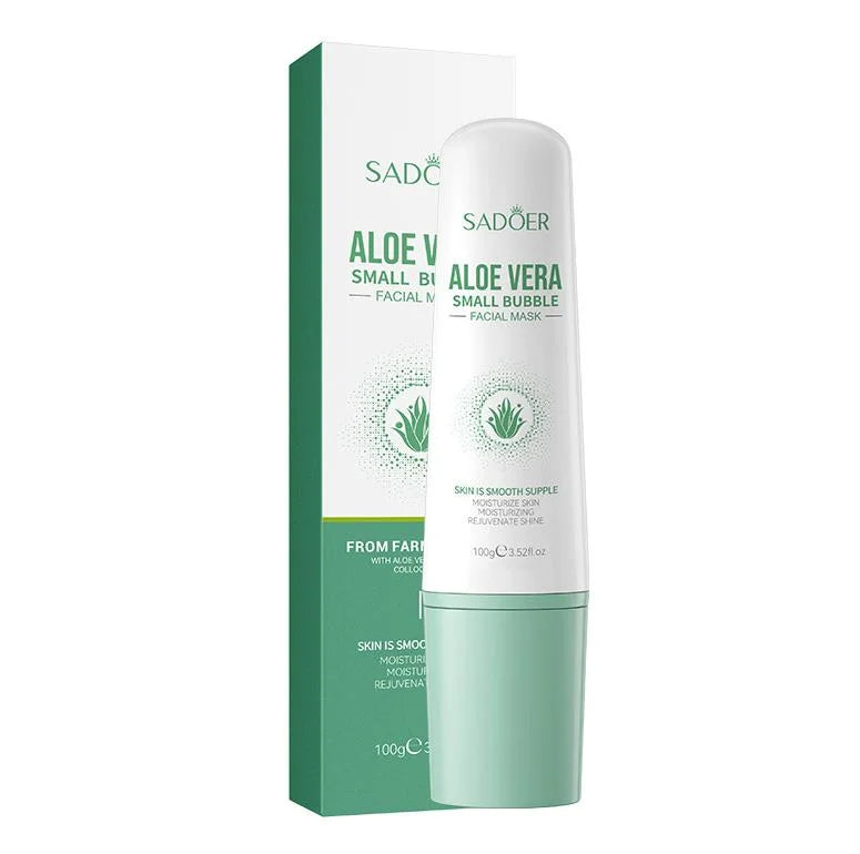 Sadoer Aloe Vera Bubble Mask Deep Cleansing & Blackheads Remover Face Mask Skin Care 100g SD97199