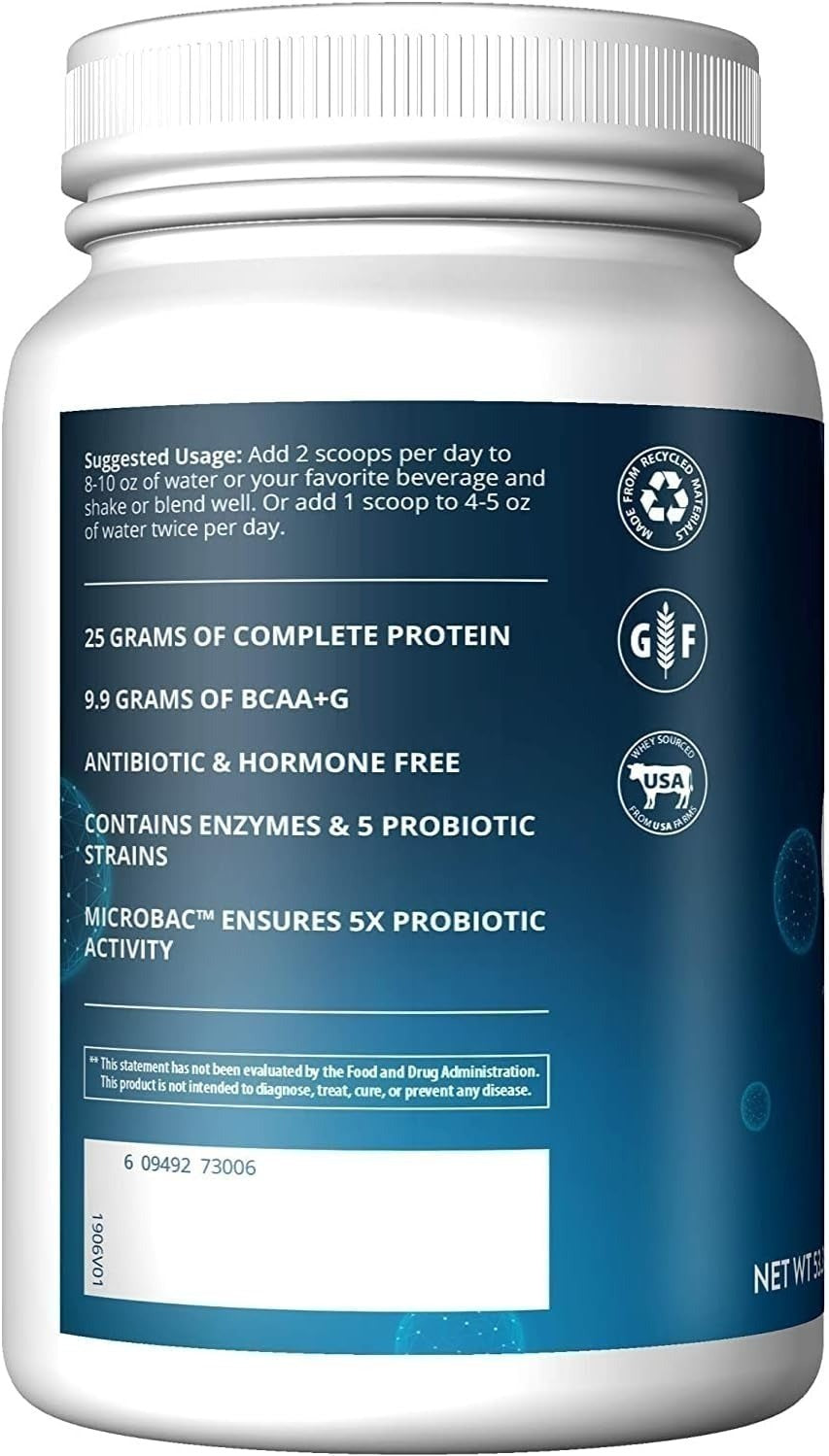 MRM Nutrition Gainer Protein with Probiotics + Postbiotics | Vanilla Flavored | 25g Protein | Whey Concentrate + Isolate + micellar Casein| Slow + Fast digesting| with Digestive enzymes | 18 Servings