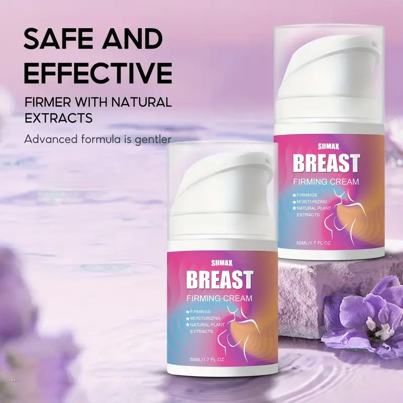 1.69oz Breast Firming Cream, Moisturizer For Breast Massage Moisturizing Firming Women's Body Skin Care Cream For Women