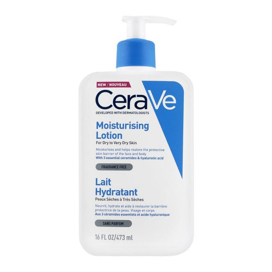 CeraVe Fragrance Free Moisturizing Lotion, Dry To Very Dry Skin, 473ml