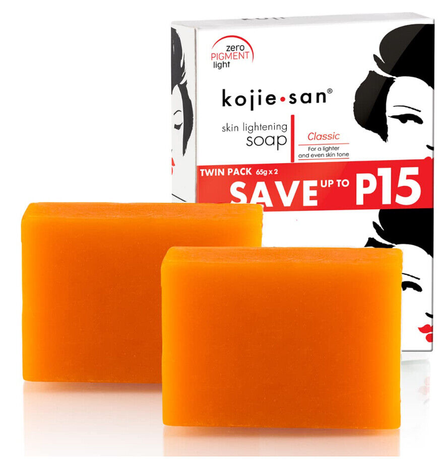 Kojie San Skin Brightening Soap – The Original Kojic Acid Soap that Reduces Visibility of Dark Spots, Hyper-pigmentation, & Other Types of Skin Damages – 100g