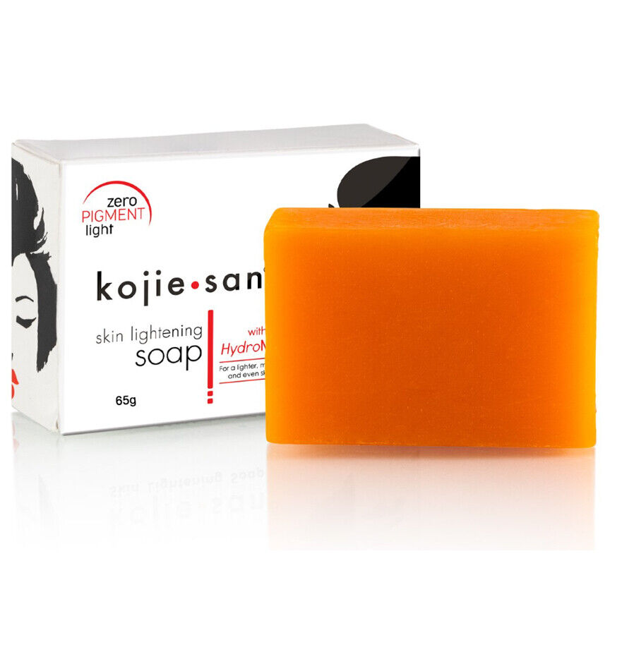 Kojie San Skin Brightening Soap – The Original Kojic Acid Soap that Reduces Visibility of Dark Spots, Hyper-pigmentation, & Other Types of Skin Damages – 100g