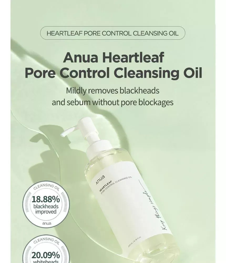 Anua Heartleaf Pore Control Cleansing Oil 200ml 6.76 fl oz