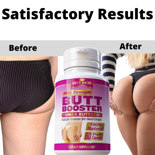 Butt Booster Bottom Lift & Enlargement Pills Bigger Firmer Curves Organic Capsul