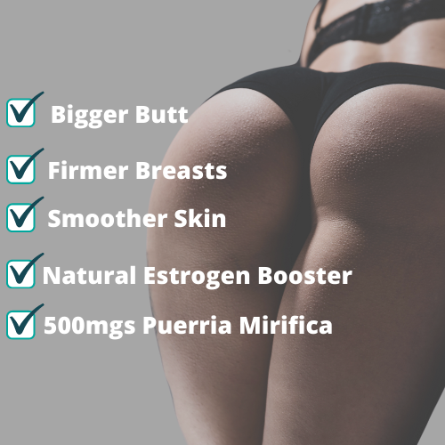 Butt Booster Bottom Lift & Enlargement Pills Bigger Firmer Curves Organic Capsul