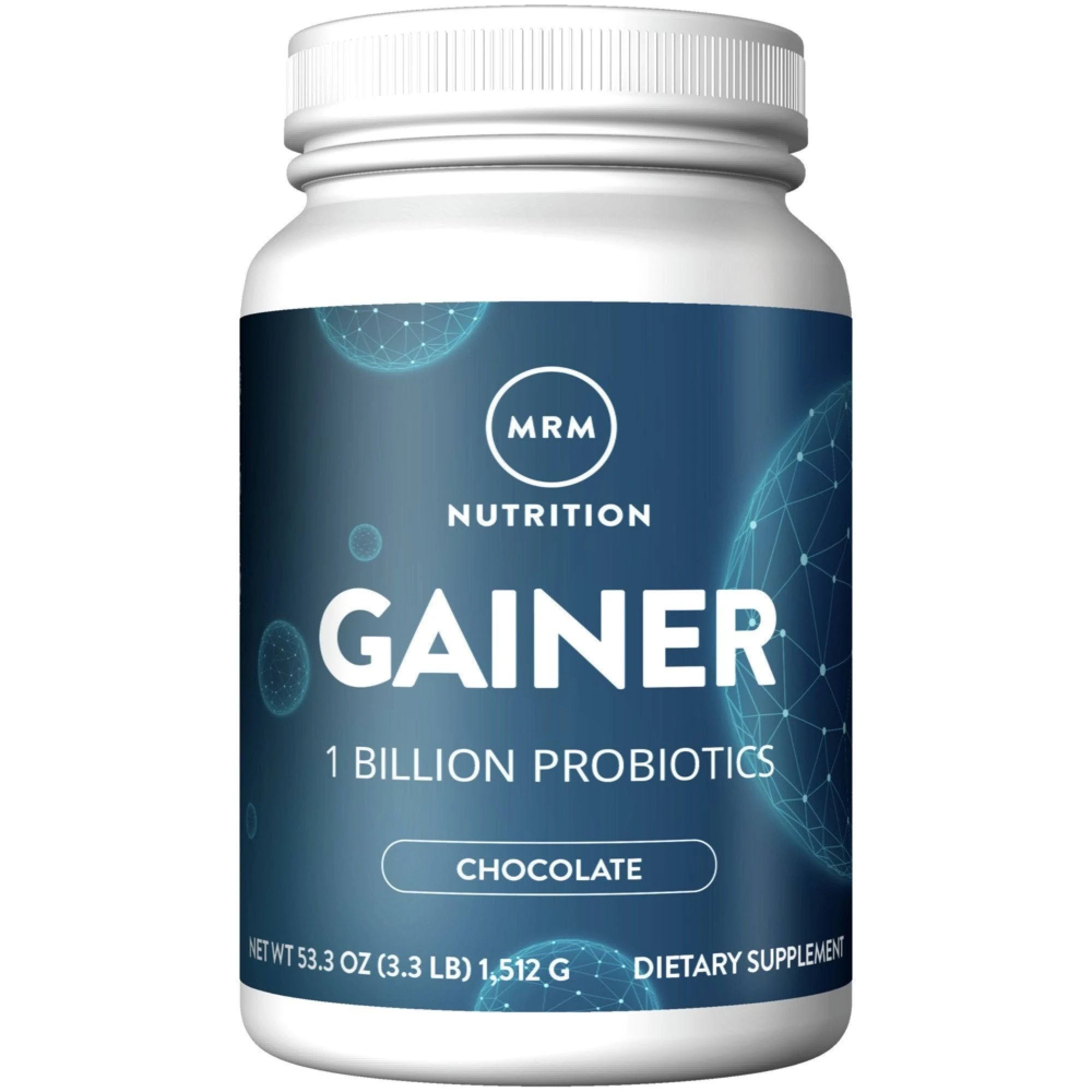 MRM Nutrition Gainer Protein with Probiotics + Postbiotics | Vanilla Flavored | 25g Protein | Whey Concentrate + Isolate + micellar Casein| Slow + Fast digesting| with Digestive enzymes | 18 Servings